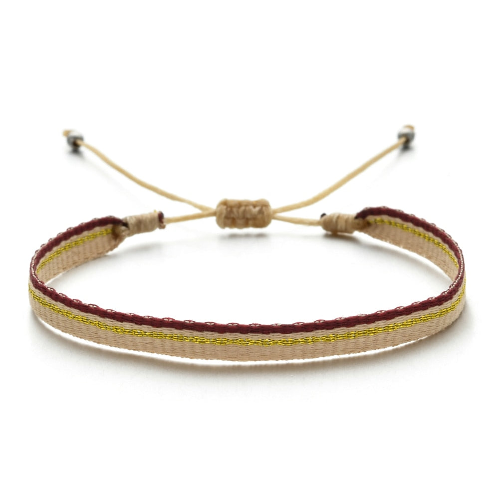 Lilly Woven Rope String Friendship Bracelets