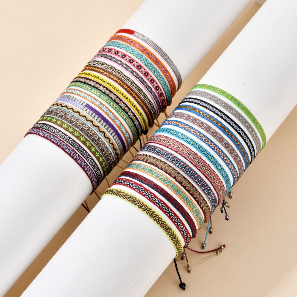 Lilly Woven Rope String Friendship Bracelets