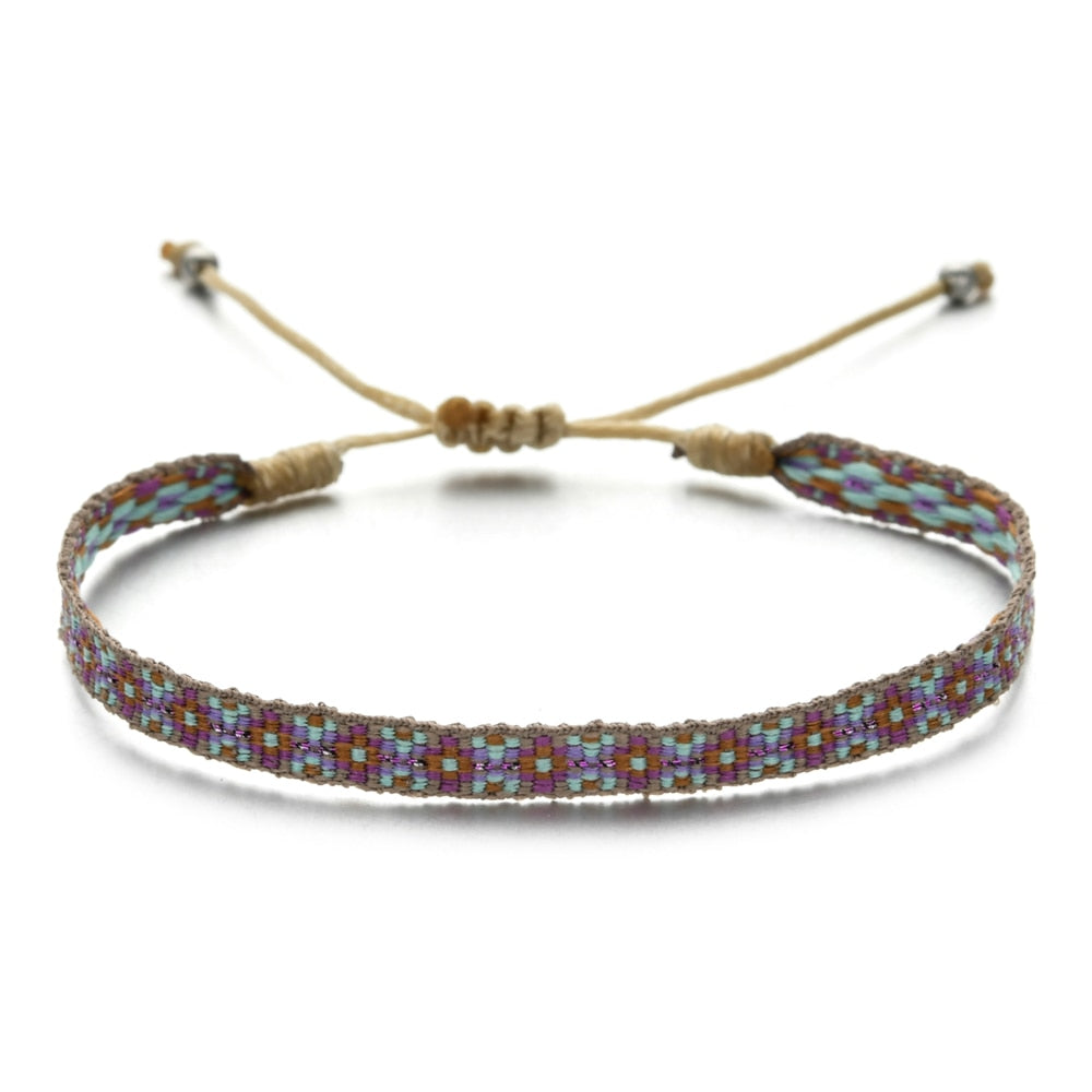 Lilly Woven Rope String Friendship Bracelets