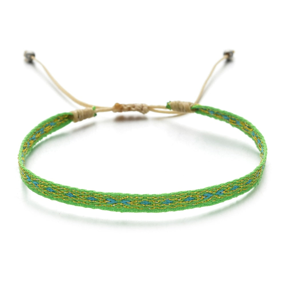 Lilly Woven Rope String Friendship Bracelets