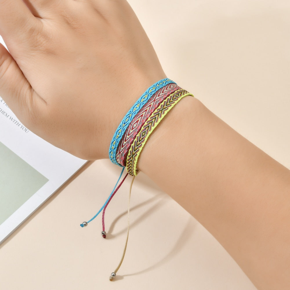 Lilly Woven Rope String Friendship Bracelets