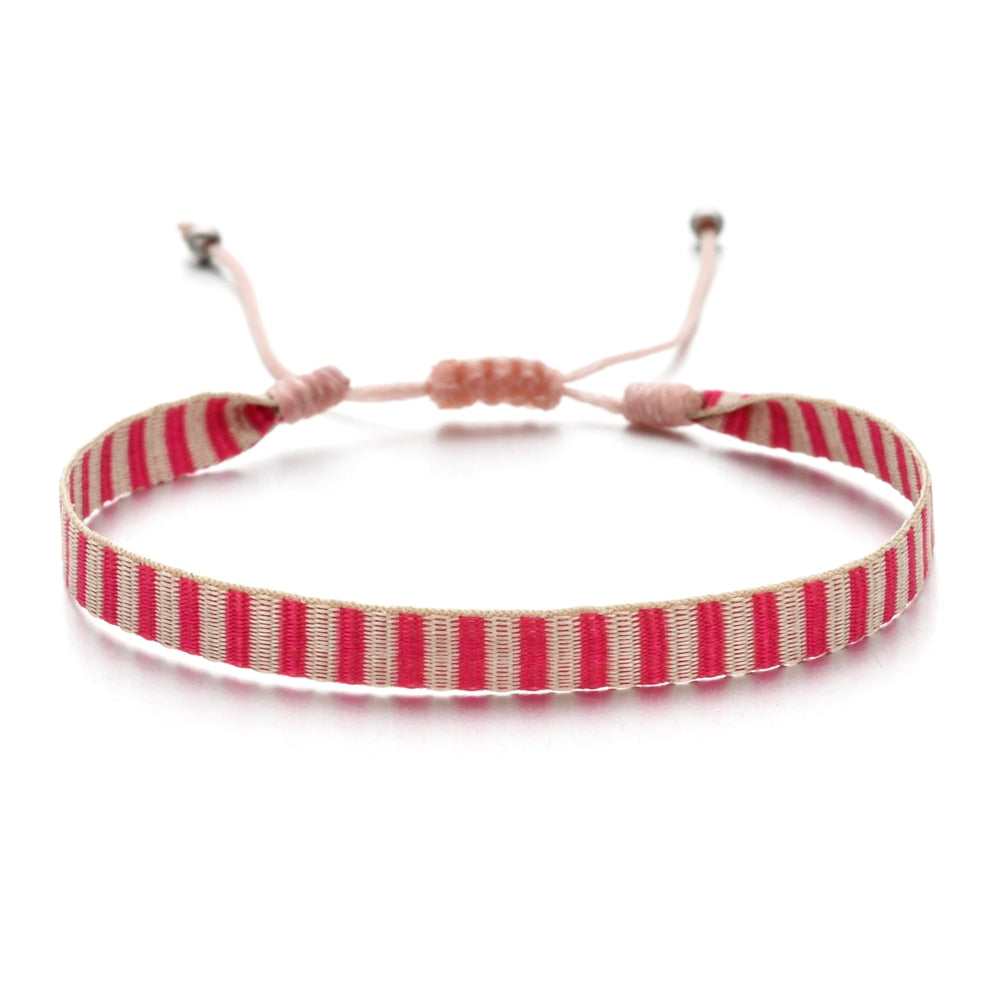 Lilly Woven Rope String Friendship Bracelets