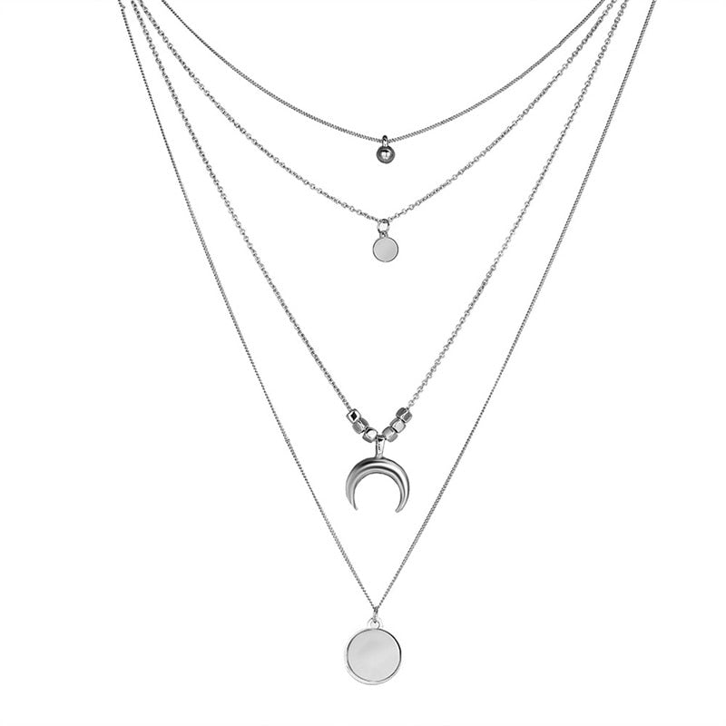 Layered Pendant Necklace Sets