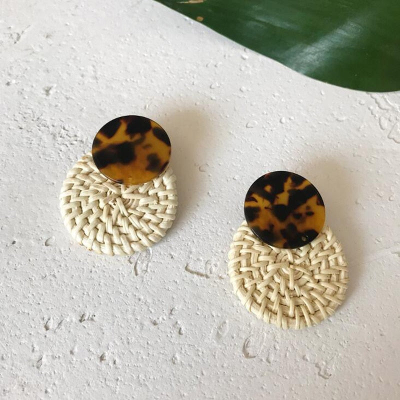 Rattan Earring Sets