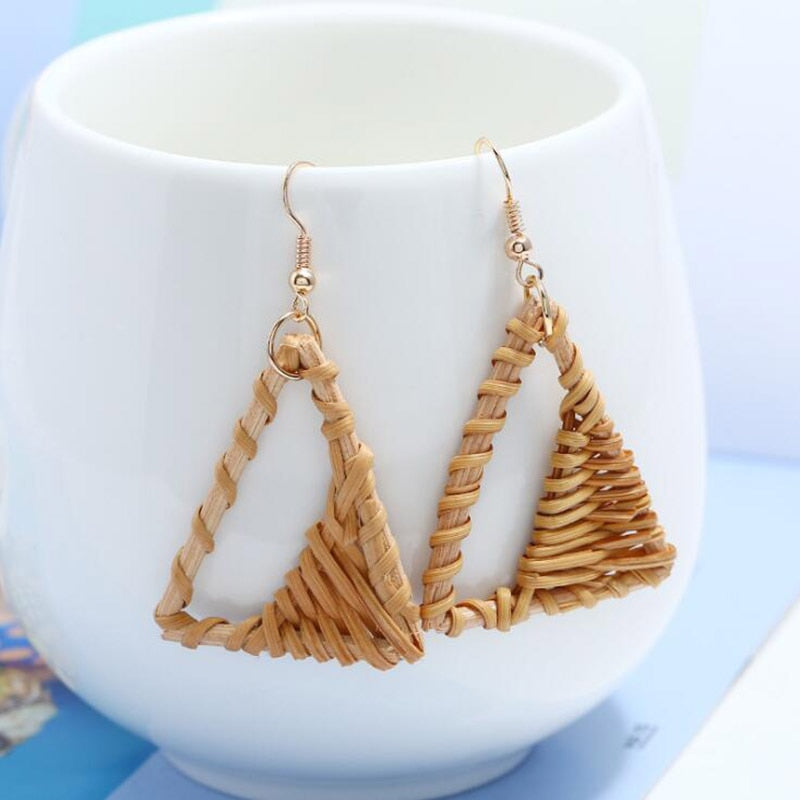 Rattan Earring Sets