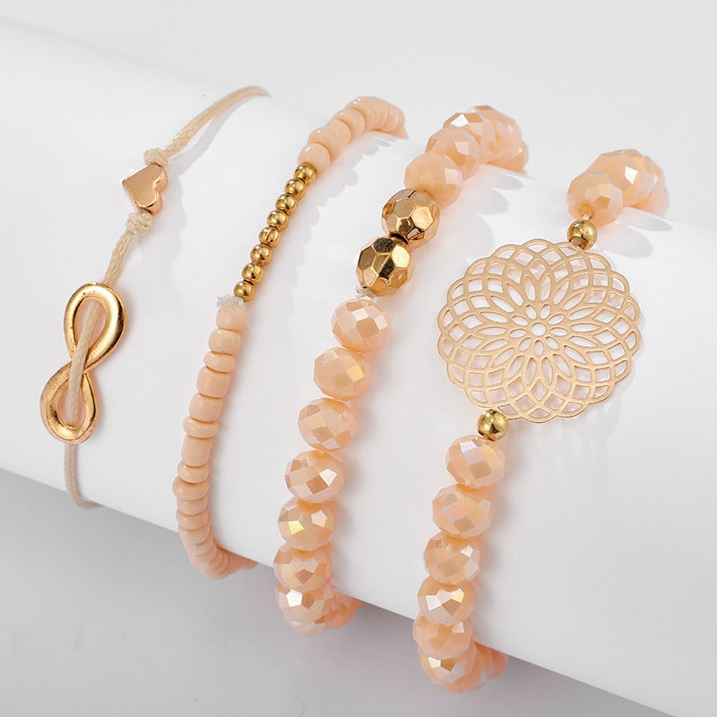Claire Adjustable Beaded Bracelet Sets
