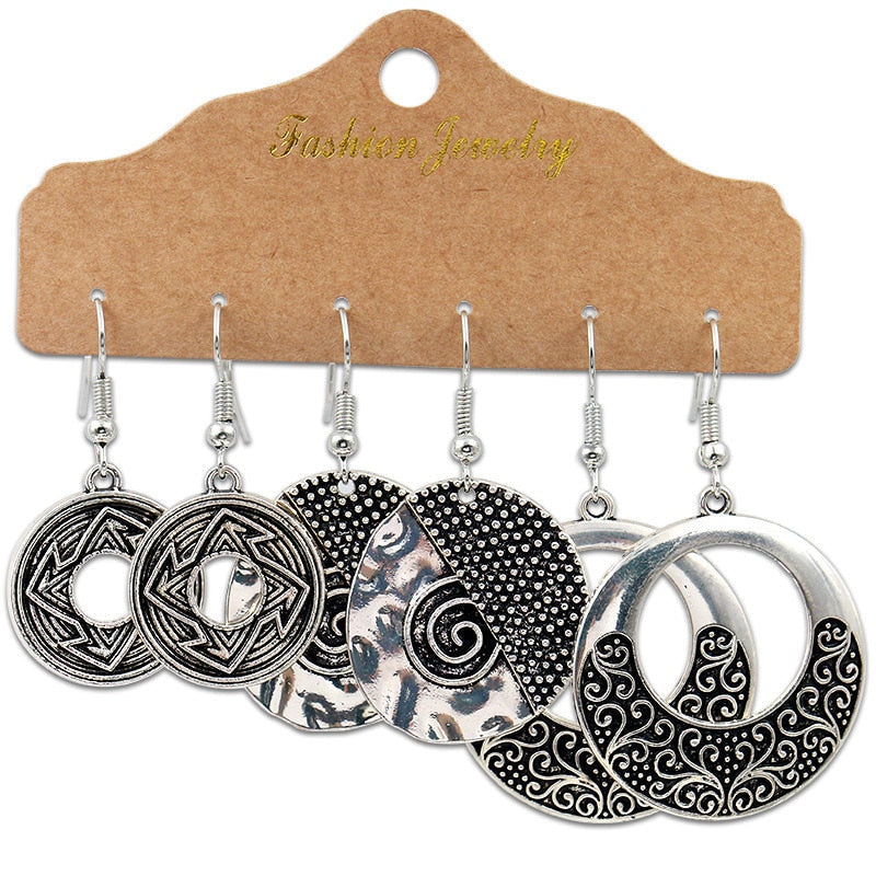 Bryn Feather Flower Earring Sets