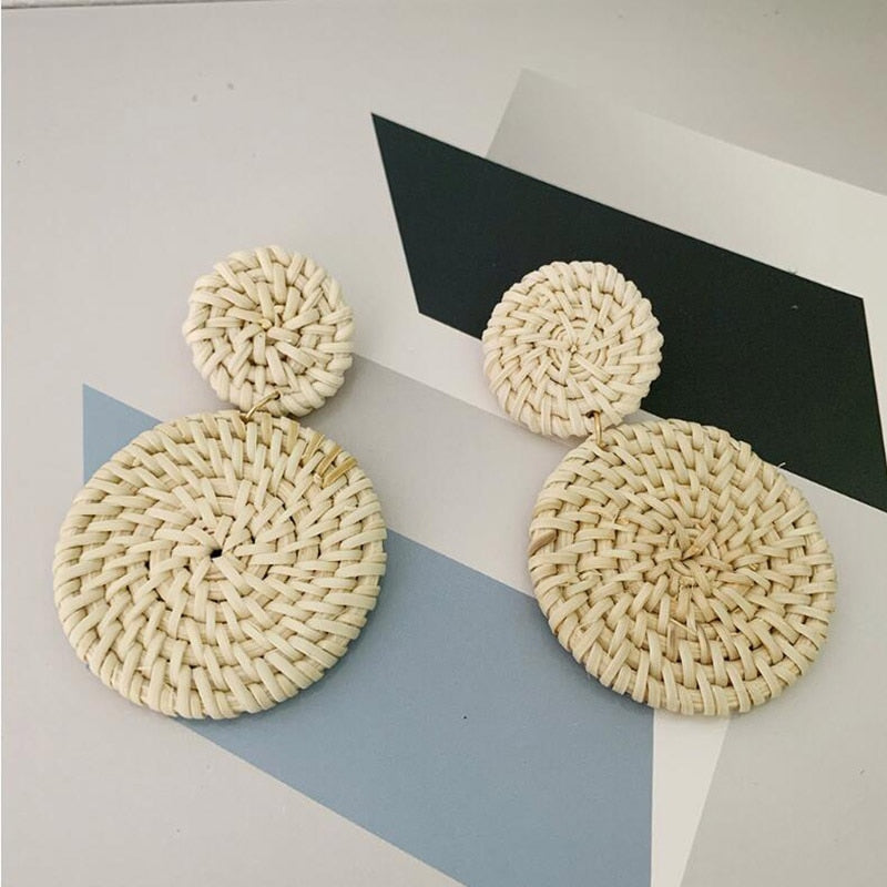 Rattan Earring Sets