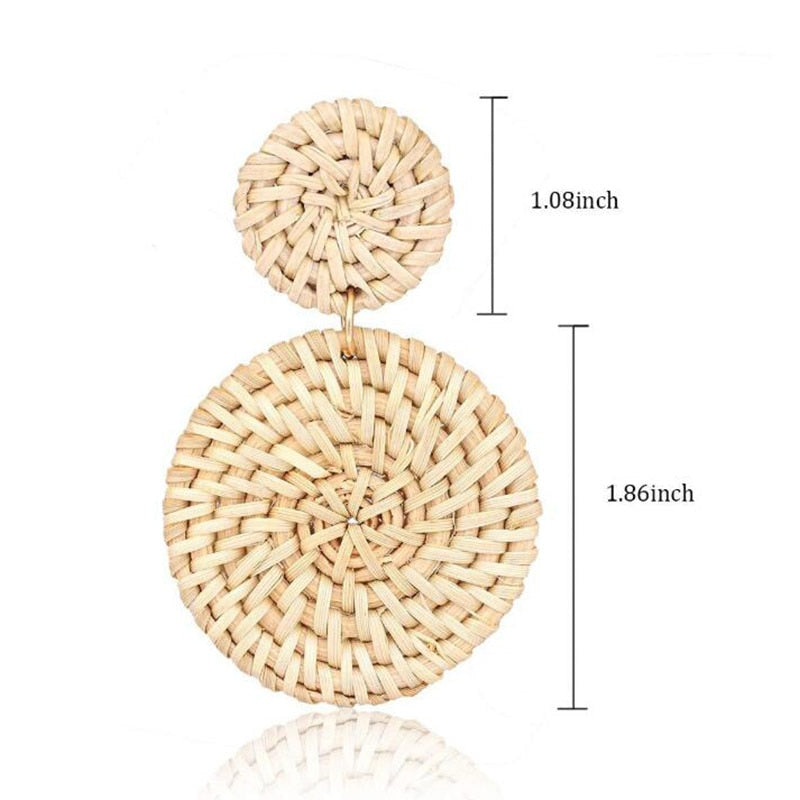 Rattan Earring Sets