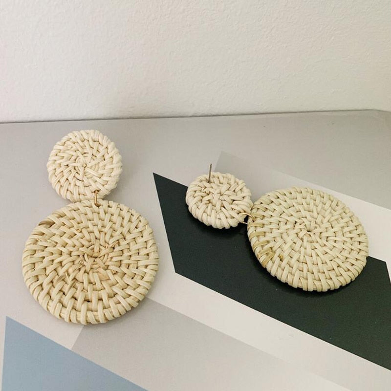 Rattan Earring Sets