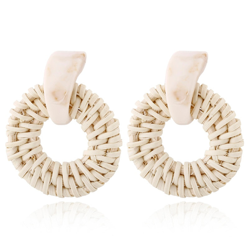 Variety Rattan Earring Sets