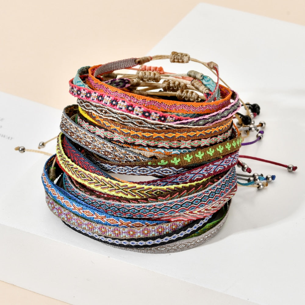Lilly Woven Rope String Friendship Bracelets