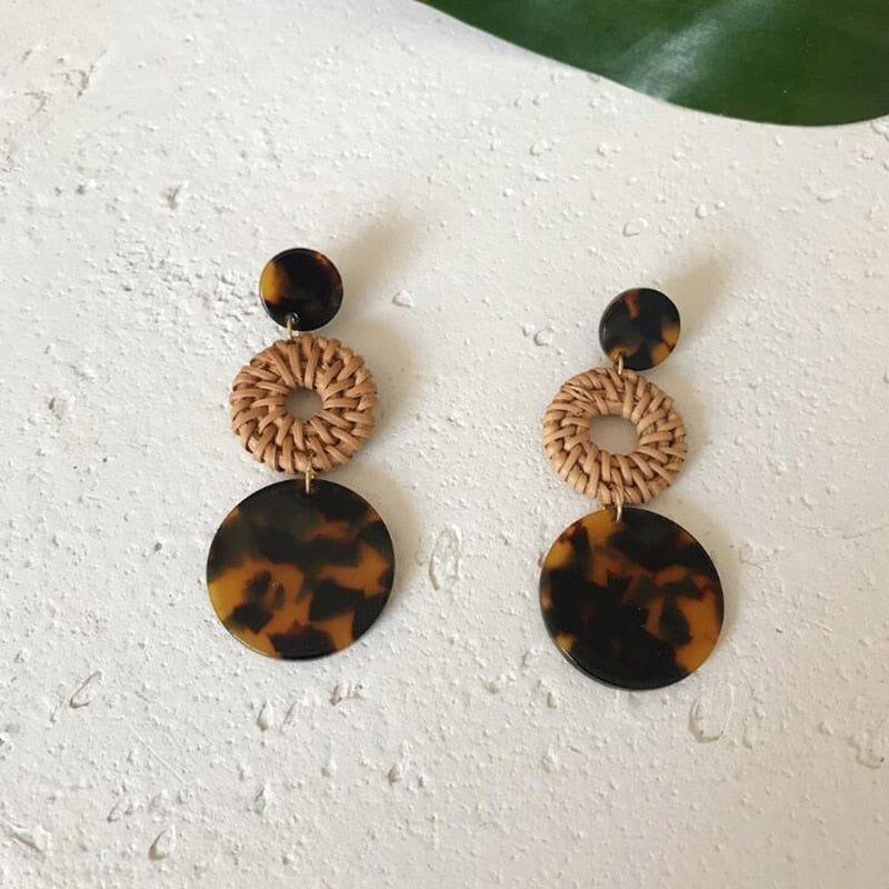 Rattan Earring Sets