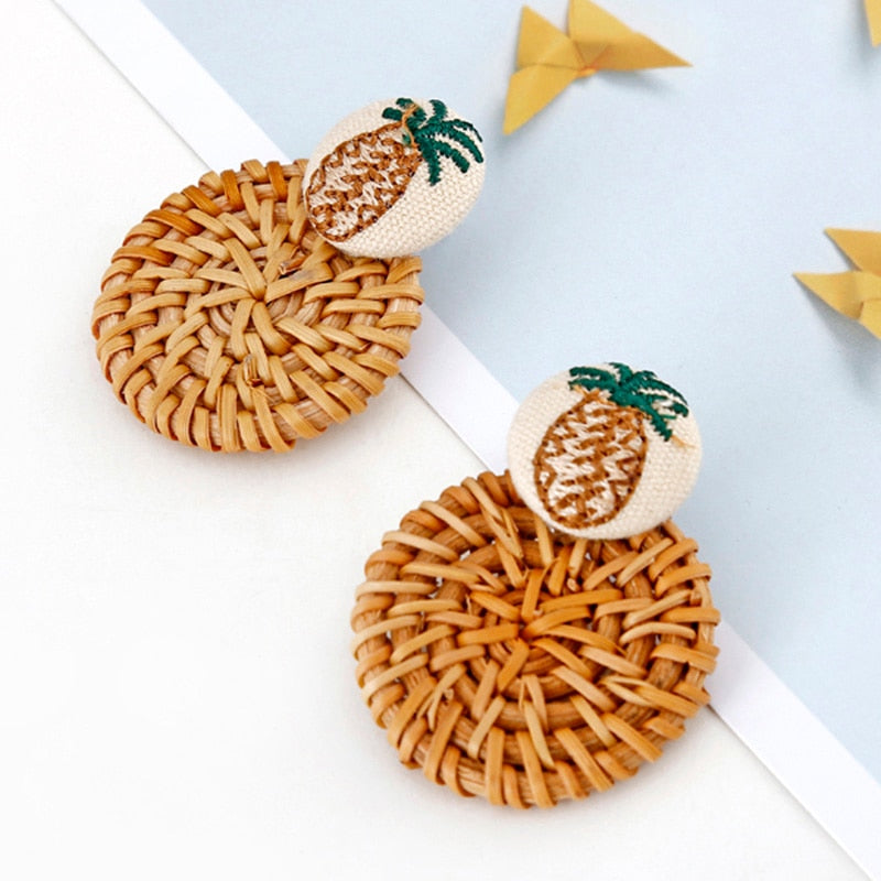 Rattan Earring Sets