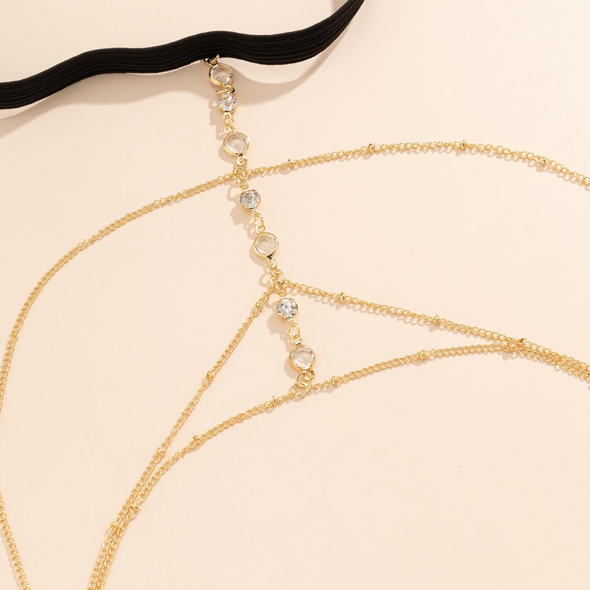Bohemian Elastic and Adjustable Leg Chain