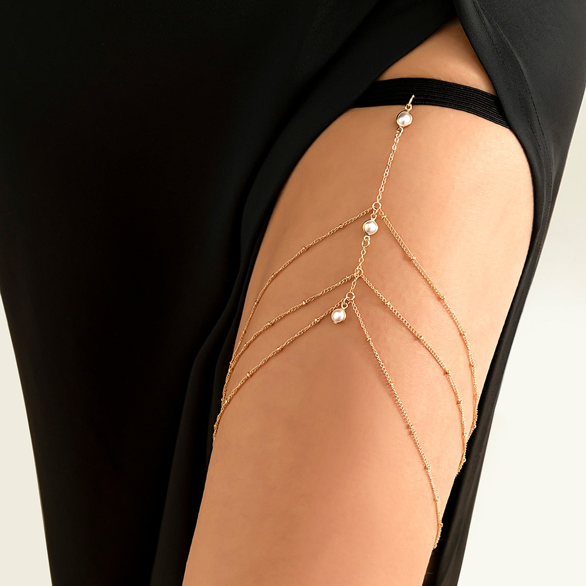 Bohemian Elastic and Adjustable Leg Chain