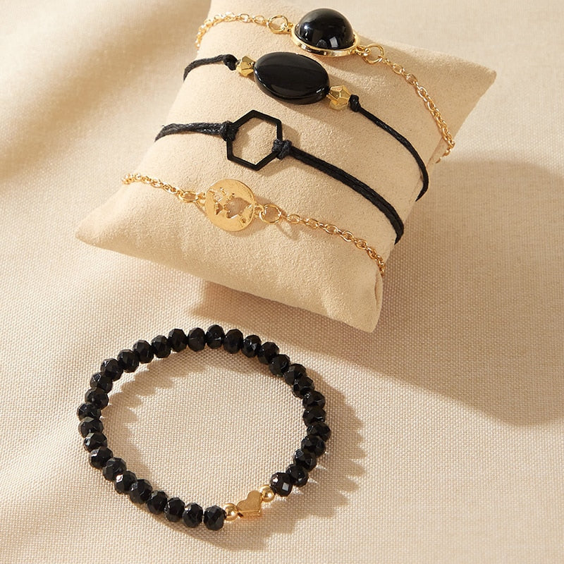 Claire Adjustable Beaded Bracelet Sets