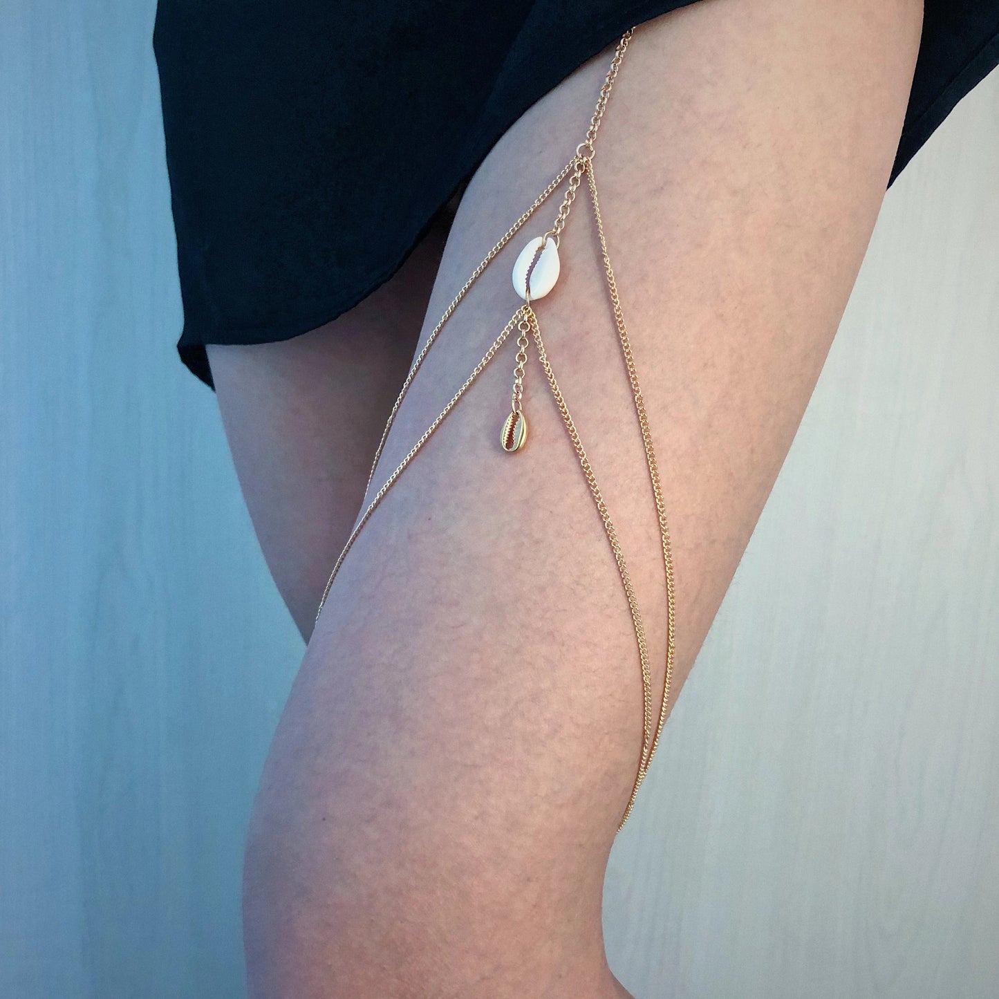 Bohemian Elastic and Adjustable Leg Chain