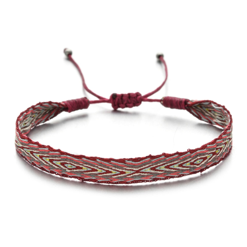 Lilly Woven Rope String Friendship Bracelets