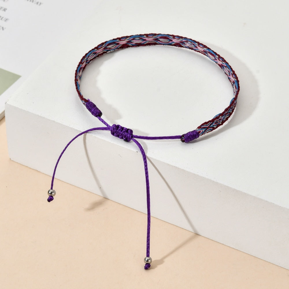 Lilly Woven Rope String Friendship Bracelets