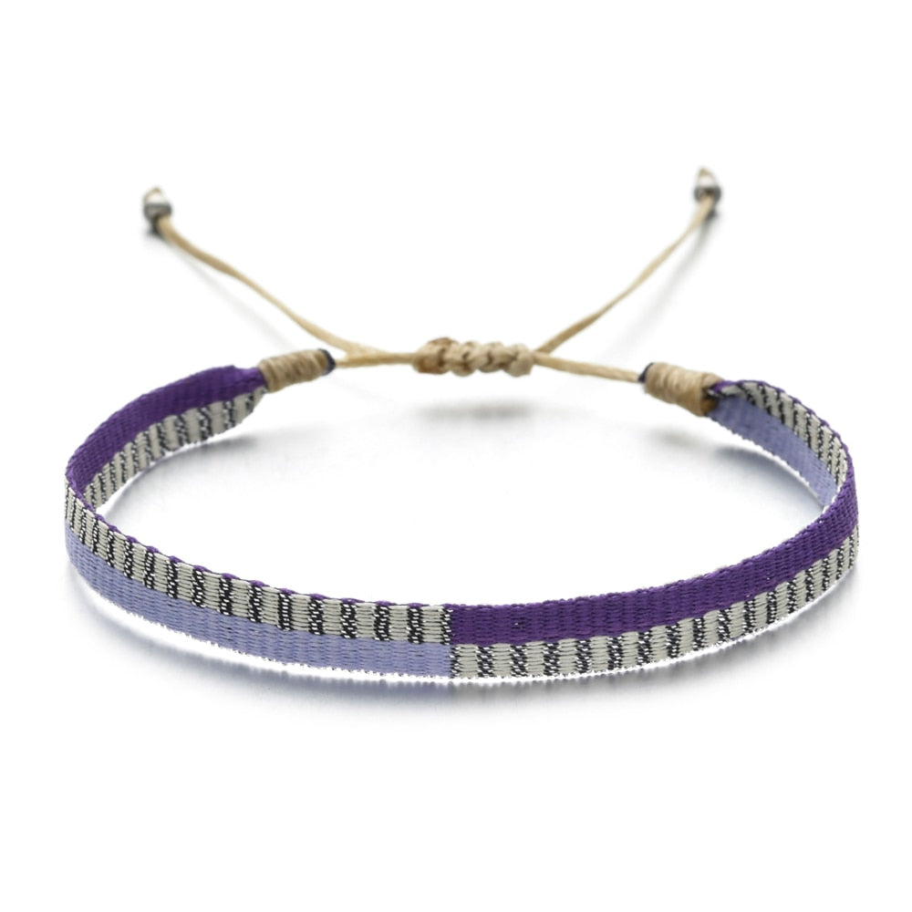 Lilly Woven Rope String Friendship Bracelets
