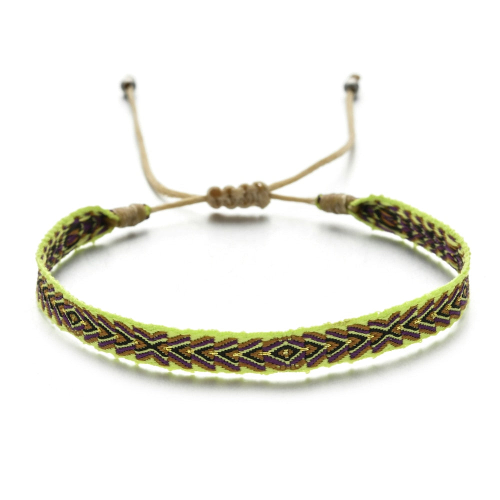 Lilly Woven Rope String Friendship Bracelets