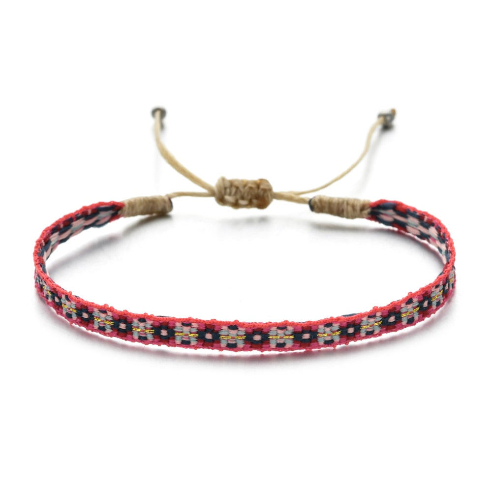 Lilly Woven Rope String Friendship Bracelets
