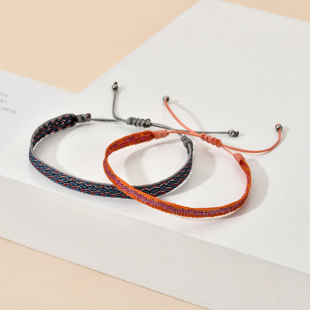 Lilly Woven Rope String Friendship Bracelets
