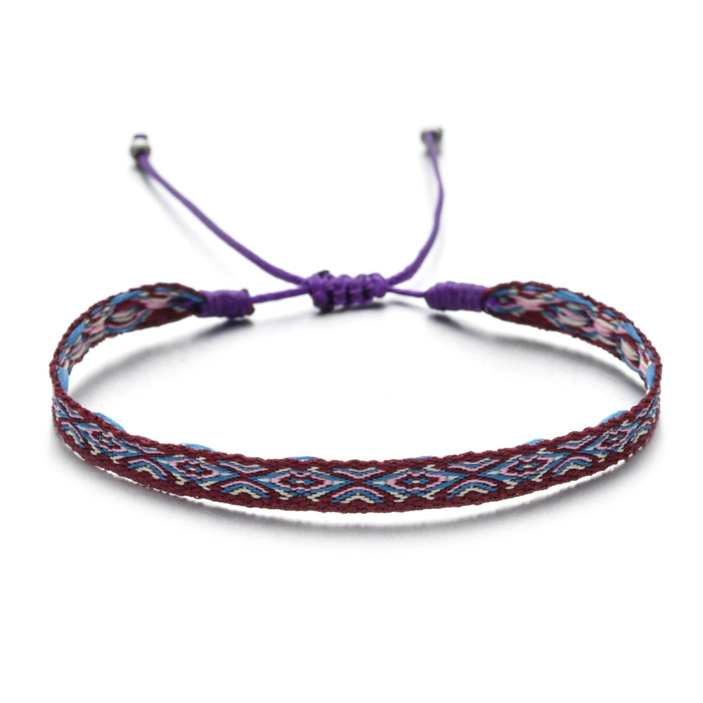 Lilly Woven Rope String Friendship Bracelets