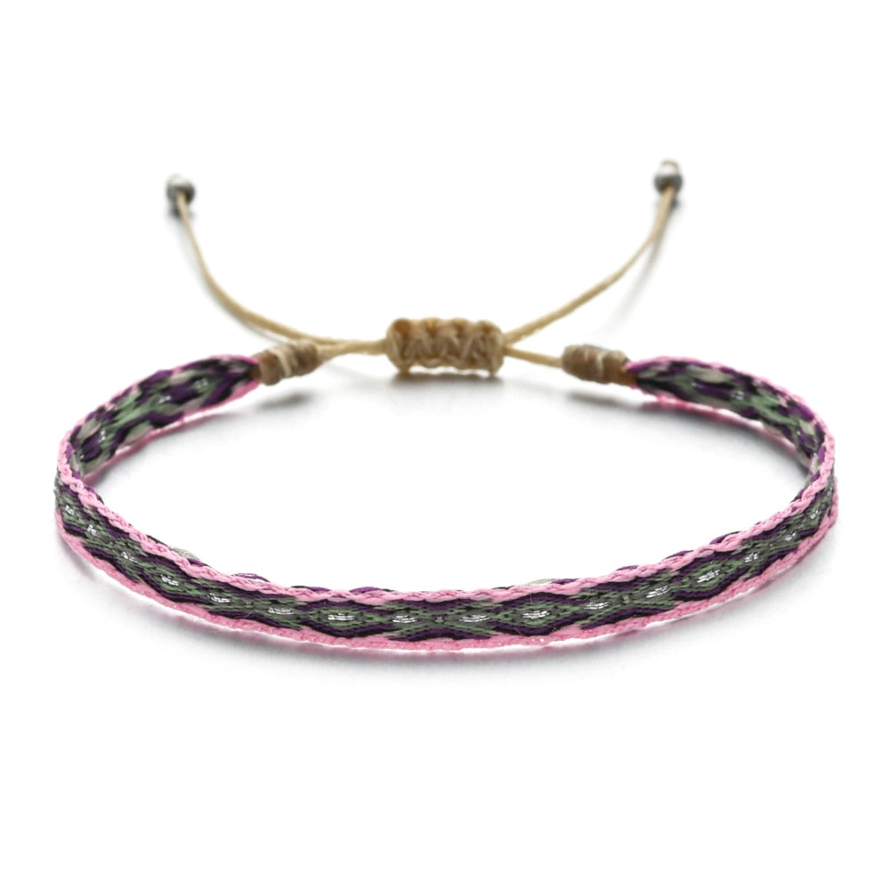 Lilly Woven Rope String Friendship Bracelets