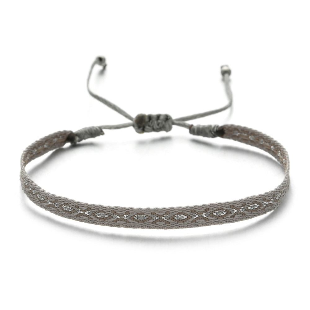 Lilly Woven Rope String Friendship Bracelets