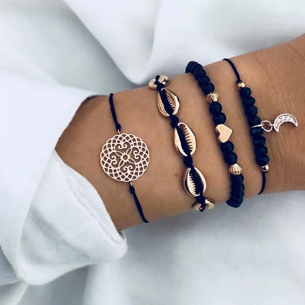 Beachy Chain Bracelet Sets