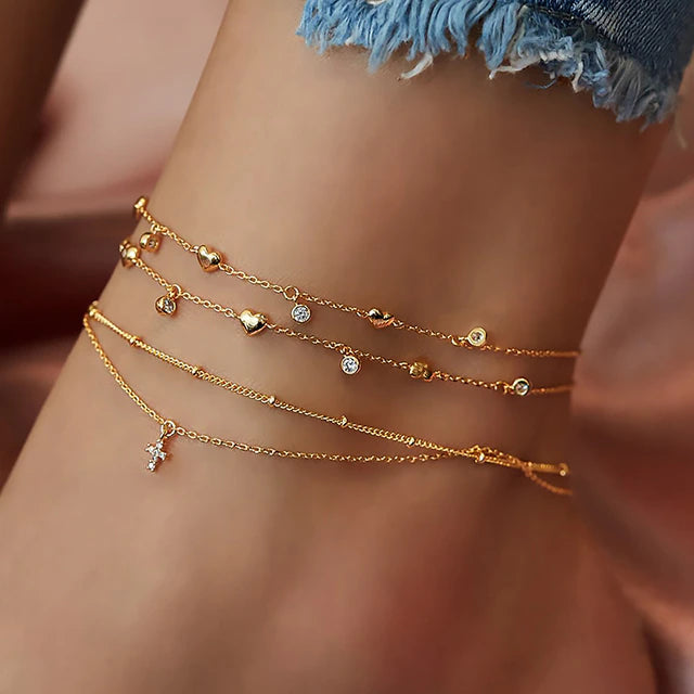 Bohemia Chain Anklet Sets