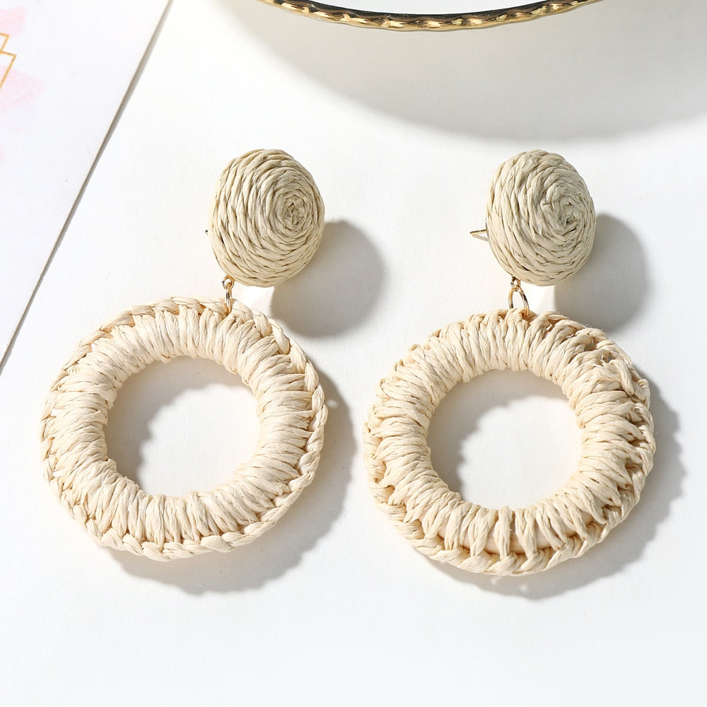 Rattan Earring Sets
