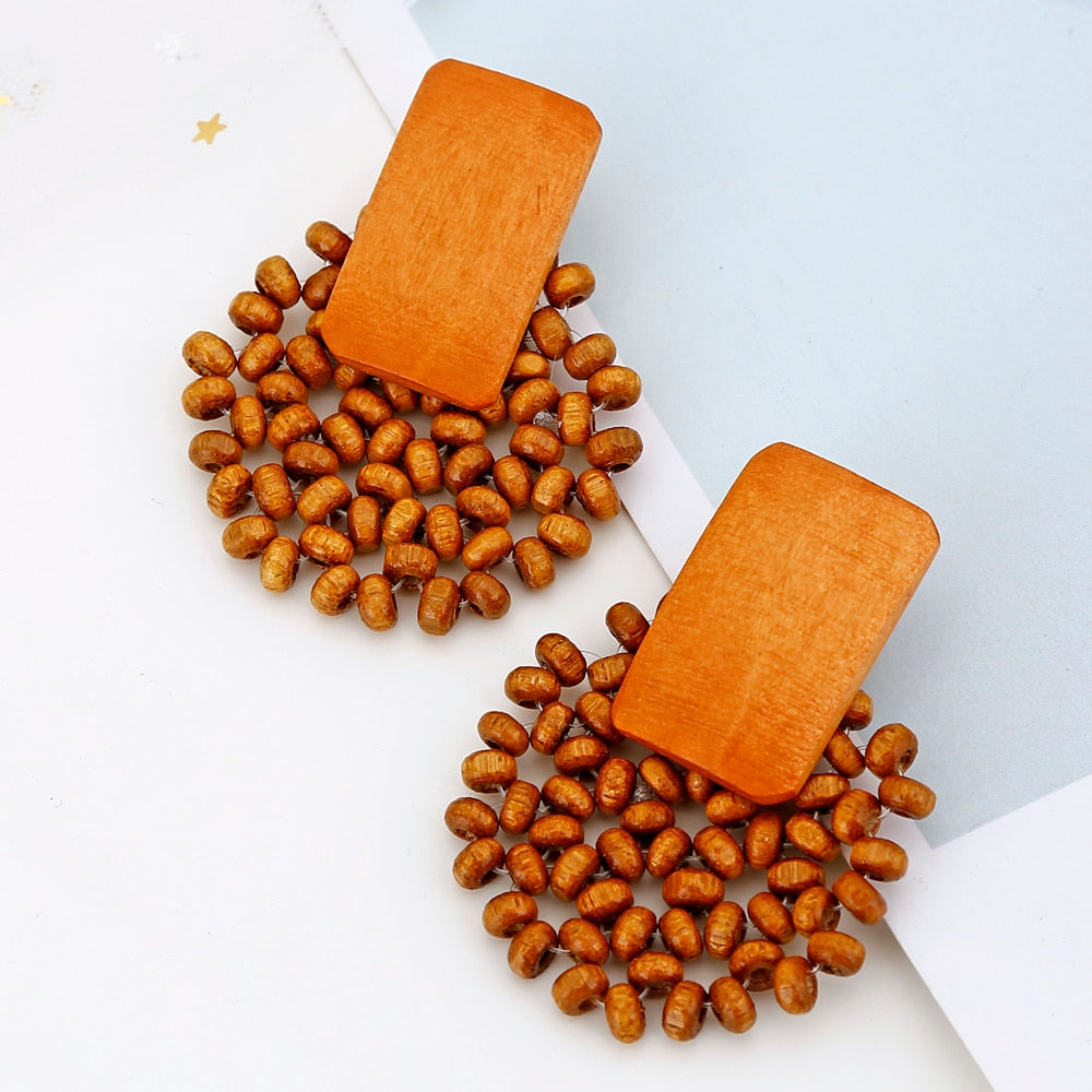 Rattan Earring Sets