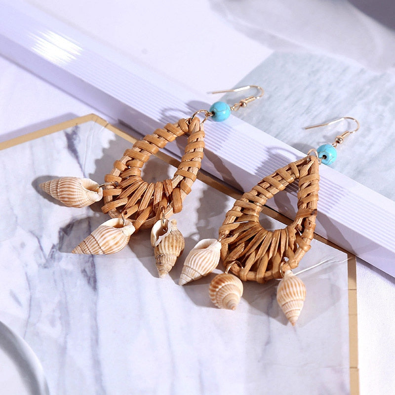 Rattan Earring Sets