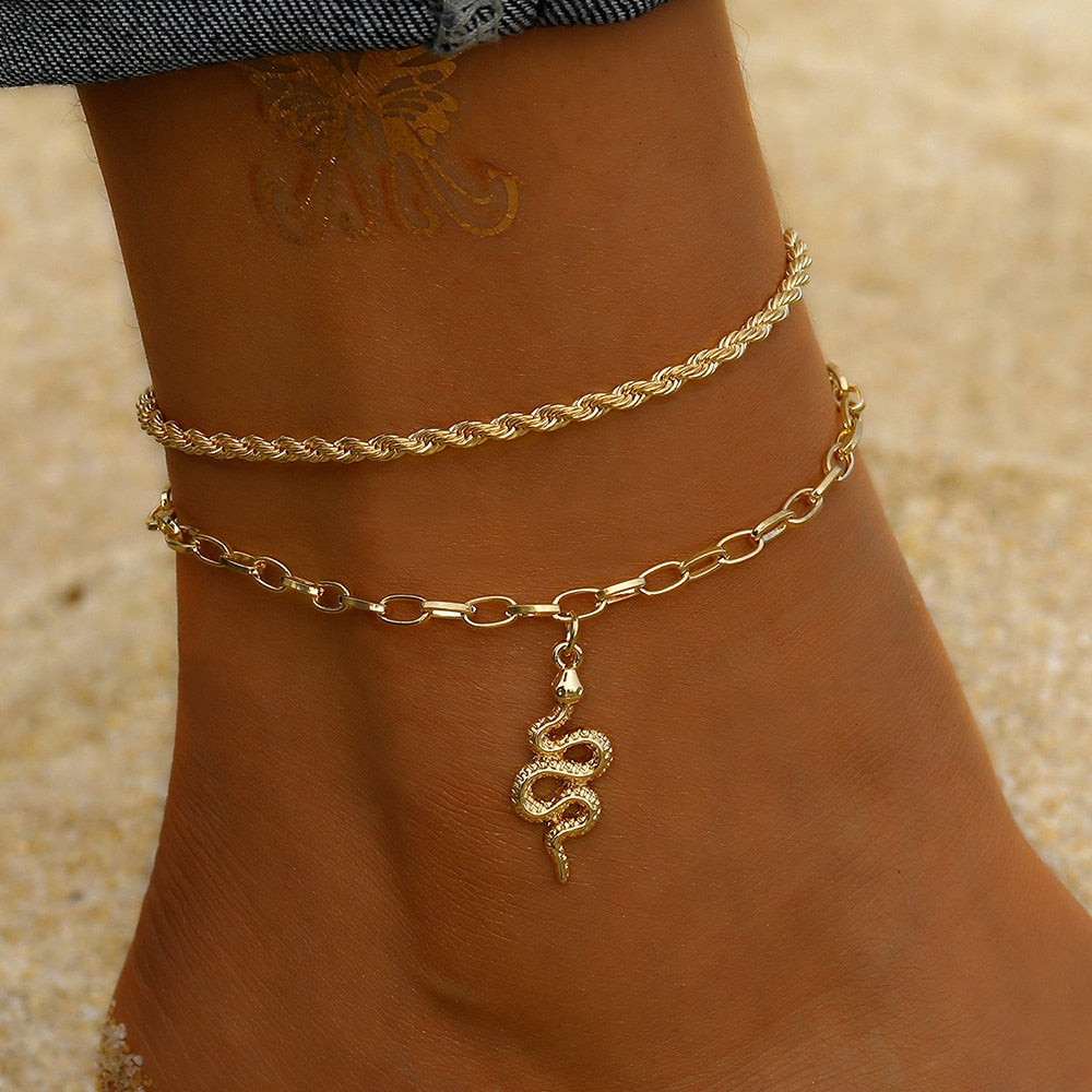 Emily's Various Anklet Sets