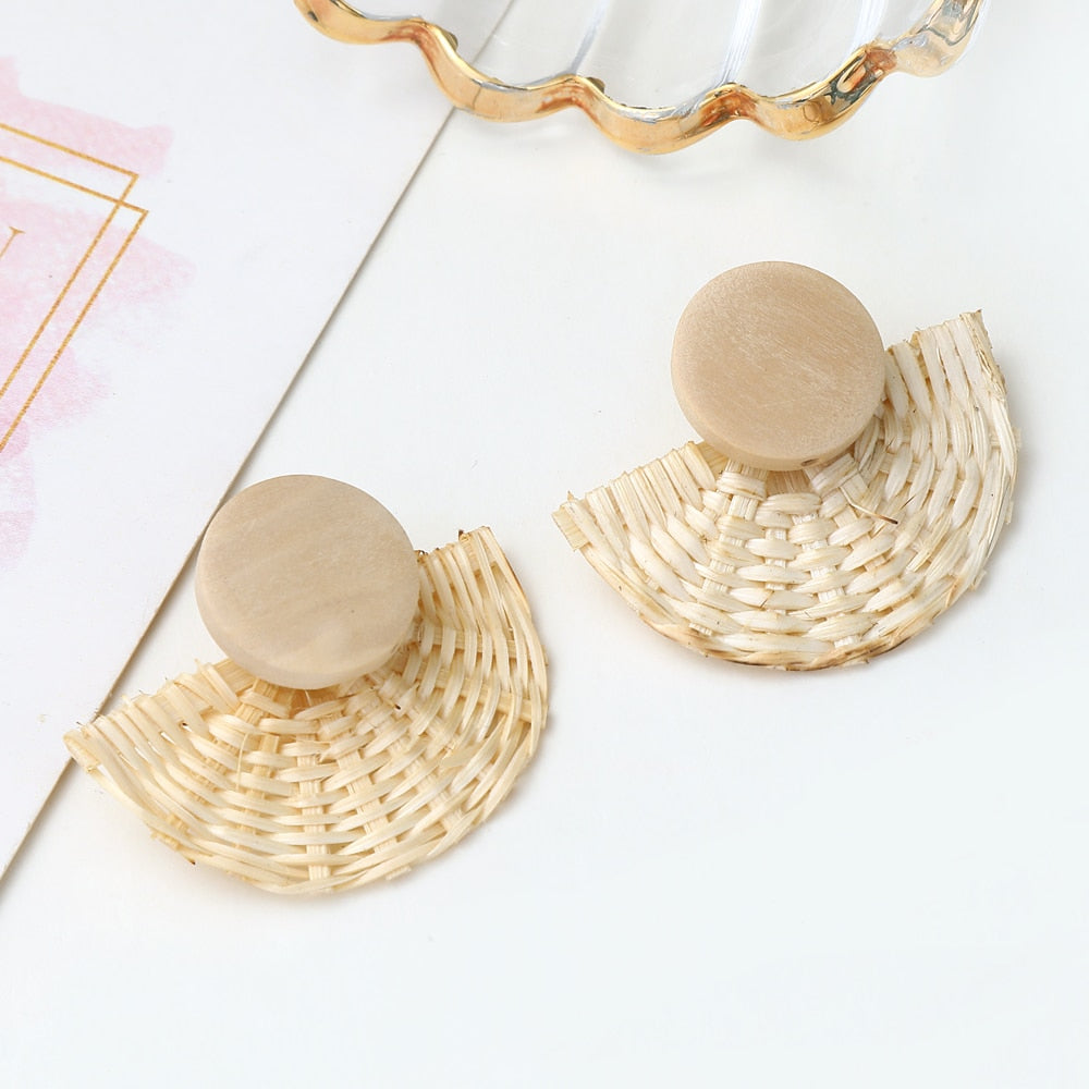 Rattan Earring Sets