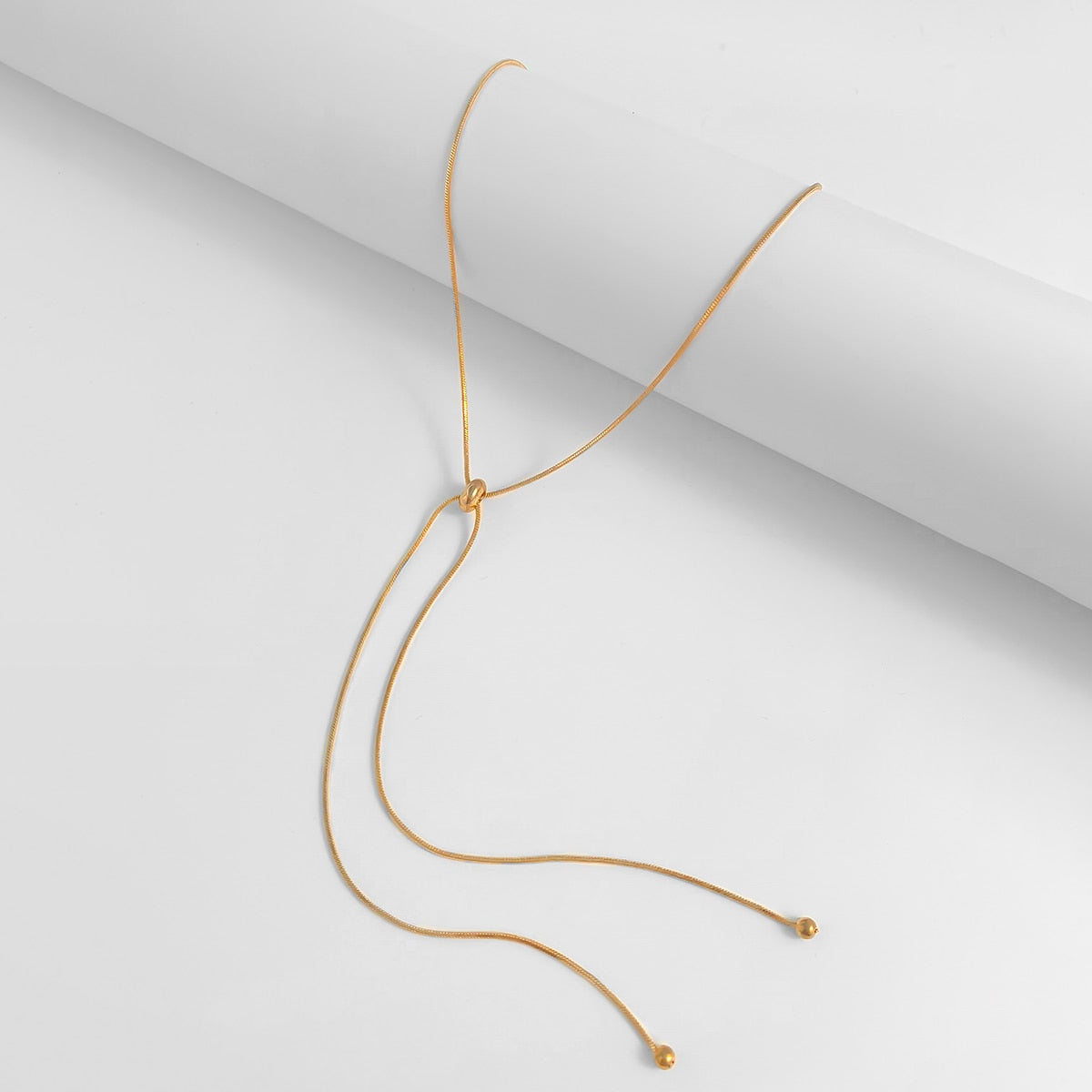 Debra Chain Choker Ball Pendant Necklace