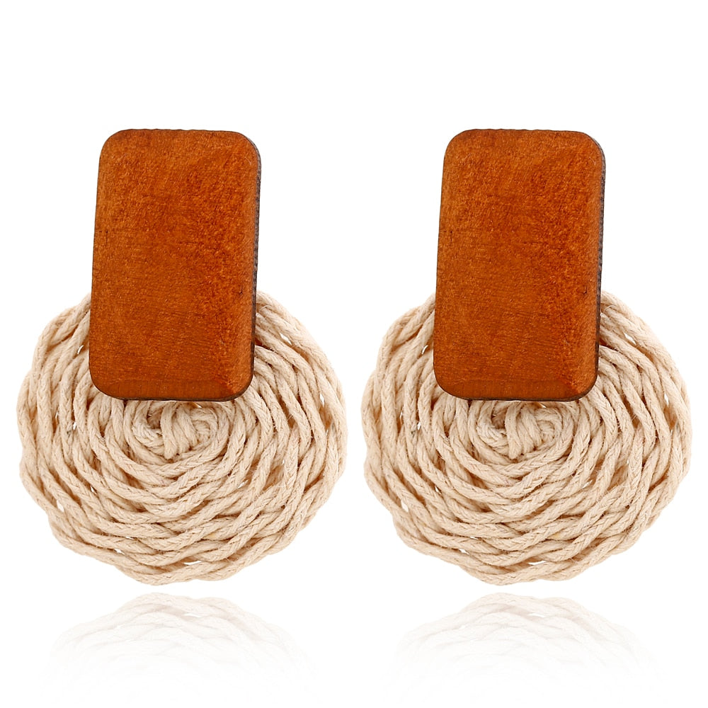 Rattan Earring Sets