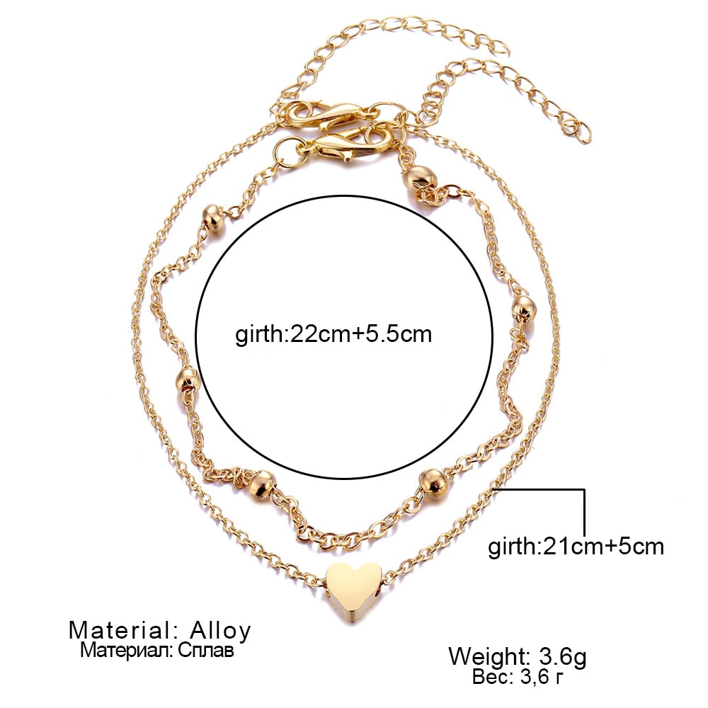 Emily's Various Anklet Sets
