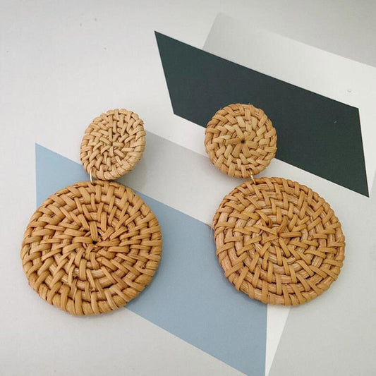 Rattan Earring Sets