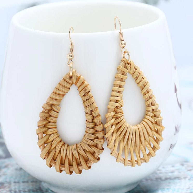 Rattan Earring Sets