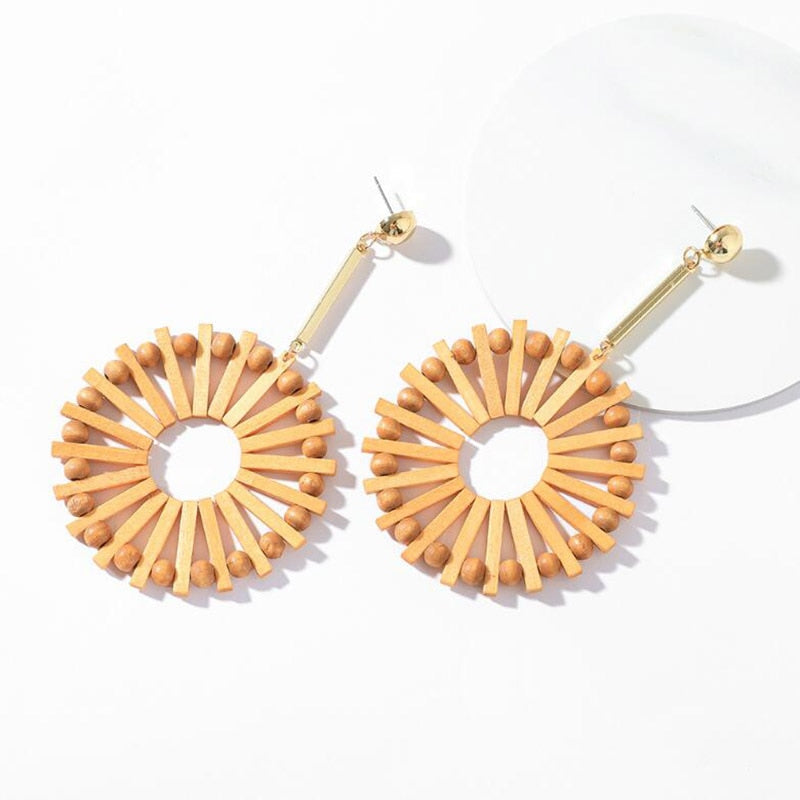 Rattan Earring Sets