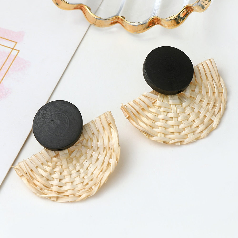Rattan Earring Sets