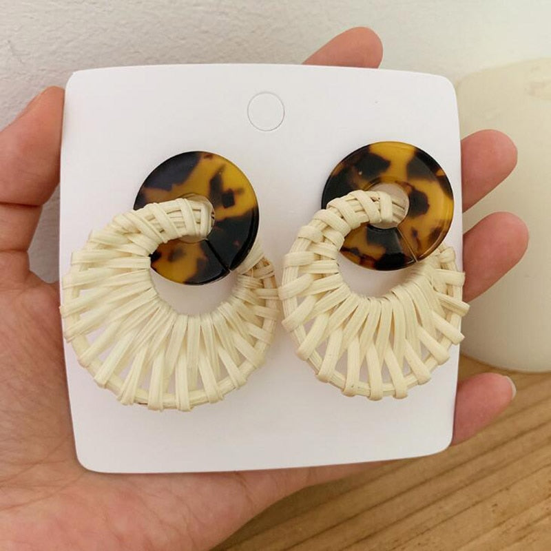 Rattan Earring Sets
