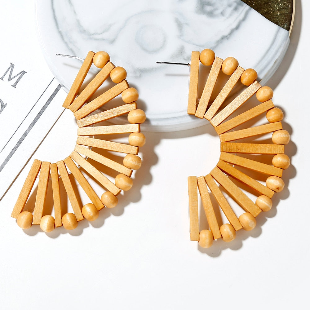 Rattan Earring Sets