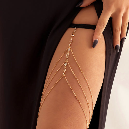 Bohemian Elastic and Adjustable Leg Chain