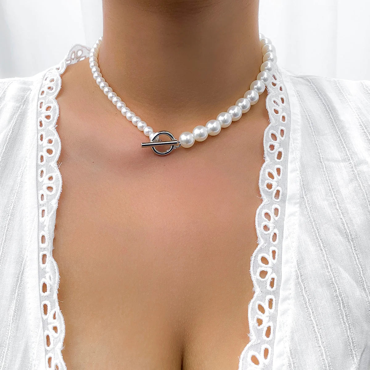 Vintage Baroque Pearl Pendant Necklaces