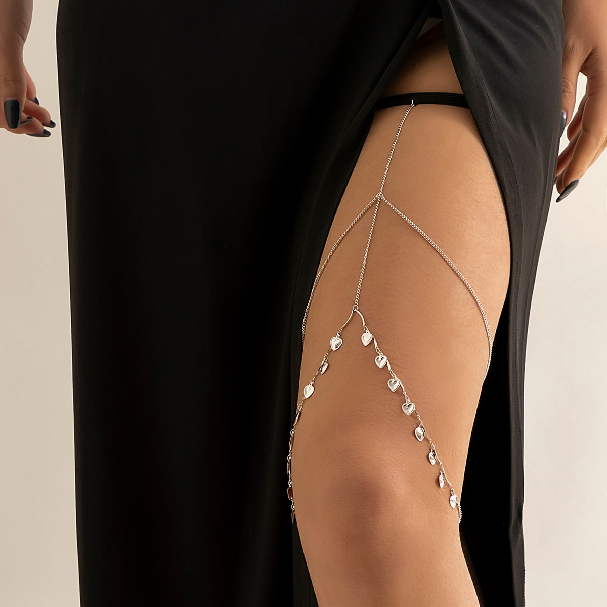 Bohemian Elastic and Adjustable Leg Chain